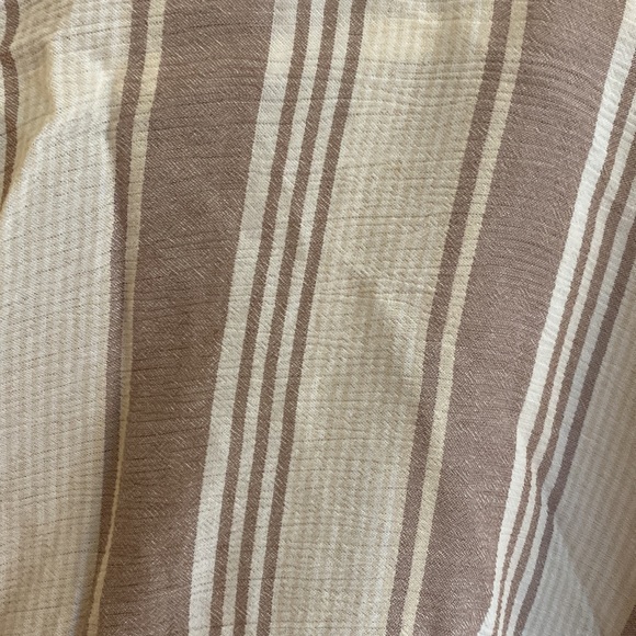 Oliveacous striped wrap top with the front, size L - Picture 4 of 4